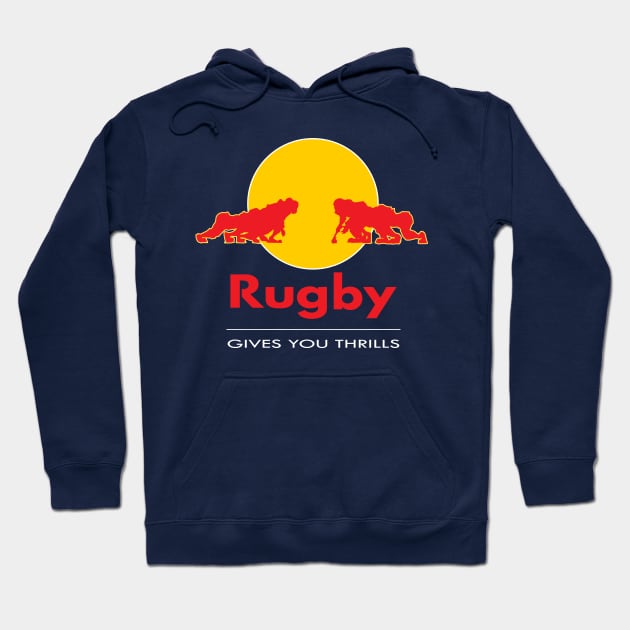 Rugby Hoodie by Helepictor Rugby